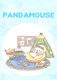 Panda Mouse went into the sea.