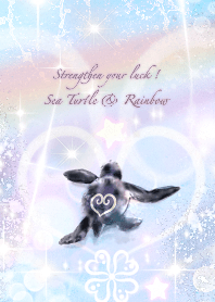 Strengthen your luck!Sea turtles&rainbow