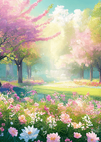 Beautiful real scenery(Spring-734)