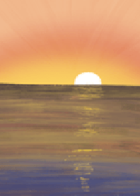 Happy Sunset In holidays