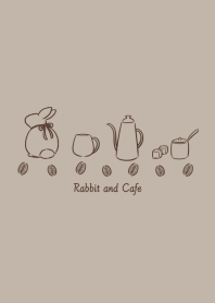 Rabbit and Cafe -mocha beige-