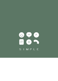 シンプル（white green)V.308