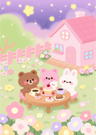 สวนดอกไม้ของเพื่อนตัวน้อย (ม่วงไลแลค)