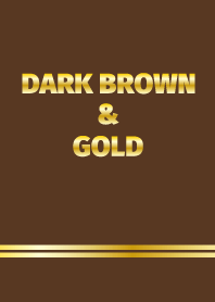 Dark Brown & Gold