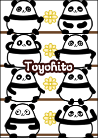 Toyohito Round Kawaii Panda