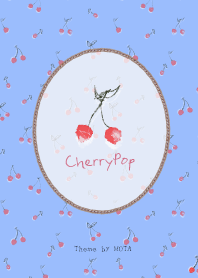 cherry pop -summer blue-