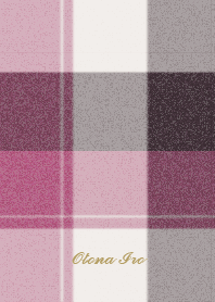 Otona Check -Wine- for world