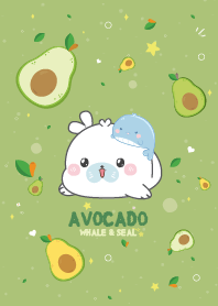 วาฬ & แมวน้ำอุ๋งๆ อาโวคาโด เลิฟลี่