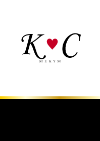 Love Initial K&C イニシャル