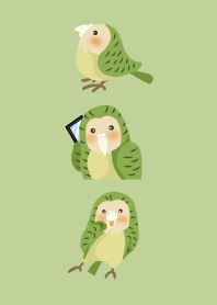 Kakapo / moss green2