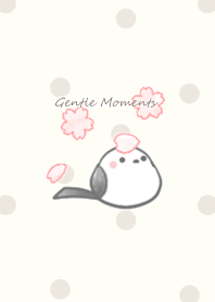 Shimaenaga&Sakura dance:beige dot