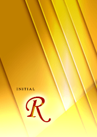 Initial "R"_Happy Gold