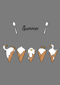 融化了鴨！！！(霧灰色)