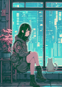 เมืองนีออน เด็กหญิงและแมว8.7