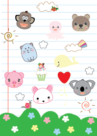 Cute animals theme v.1