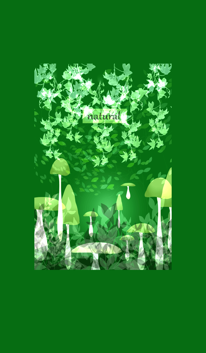 Mushroom forest green
