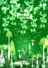 Mushroom forest green