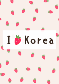 korean strawberry/ red