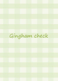 Gingham check /naturalgreen