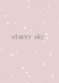 starry sky (rosebeige)