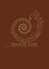 musicalscore Sepia
