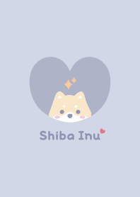 Shiba Inu2 Glitter - BluePurple