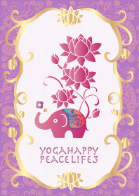 Yoga happy peace life3