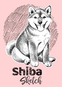 SHIBA Sketch (Red)