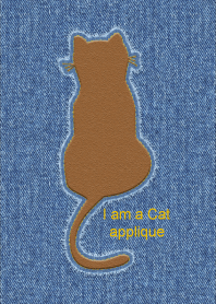 I am a Cat Applique 50