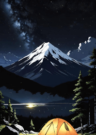 Camping in the mountains PySDk