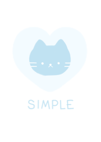 SIMPLE CAT 01  - sky blue