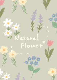 Dull handwritten flower