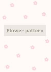 flower pattern #ivory peach