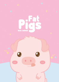 Fat Pigs Cutie Galaxy Kawaii