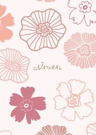 Darkish color flower bed Pink5 Japan