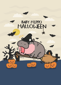 Baby Hippo Moo Dueng : Happy Halloween!