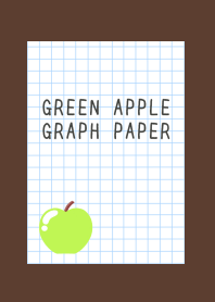 GREEN APPLE GRAPH PAPER-DEEP BROWN