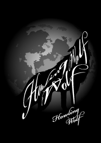 Howling Wolf. Black