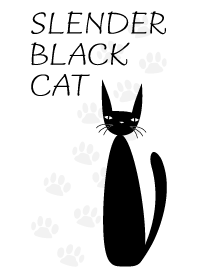 SLENDER BLACK CAT