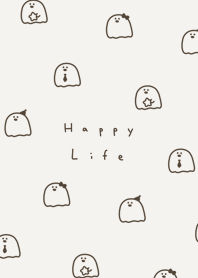 ゆるいおばけ / ダークブラウン