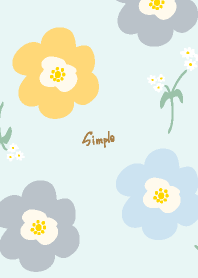 Nordic style flowers pretty8