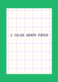 2 COLOR GRAPH PAPER/PINK&YEL/GREEN/WHITE