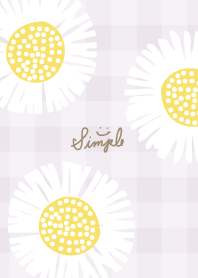 Chamomile Check Pattern9 from Japan