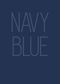 シンプル ネイビーブルー - NAVY BLUE