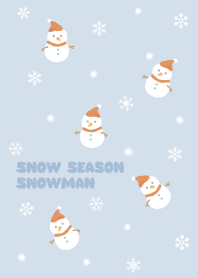 Snow Season, Snowman_blue1
