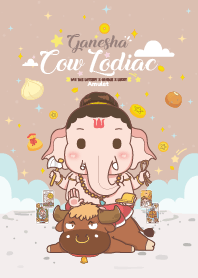 Ganesha & Cow Zodiac - Fortune