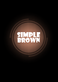 Simple brown in black theme vr.3