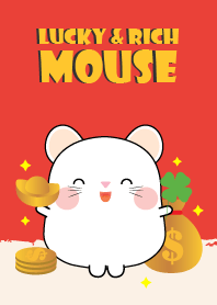 Lucky & Rich White Mouse