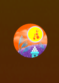 Full moon window Orange