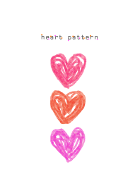 heart pattern5- watercolor- joc